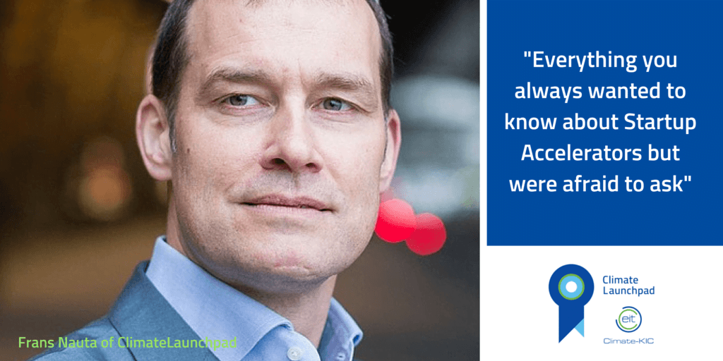 Frans Nauta talks about startup accelerators