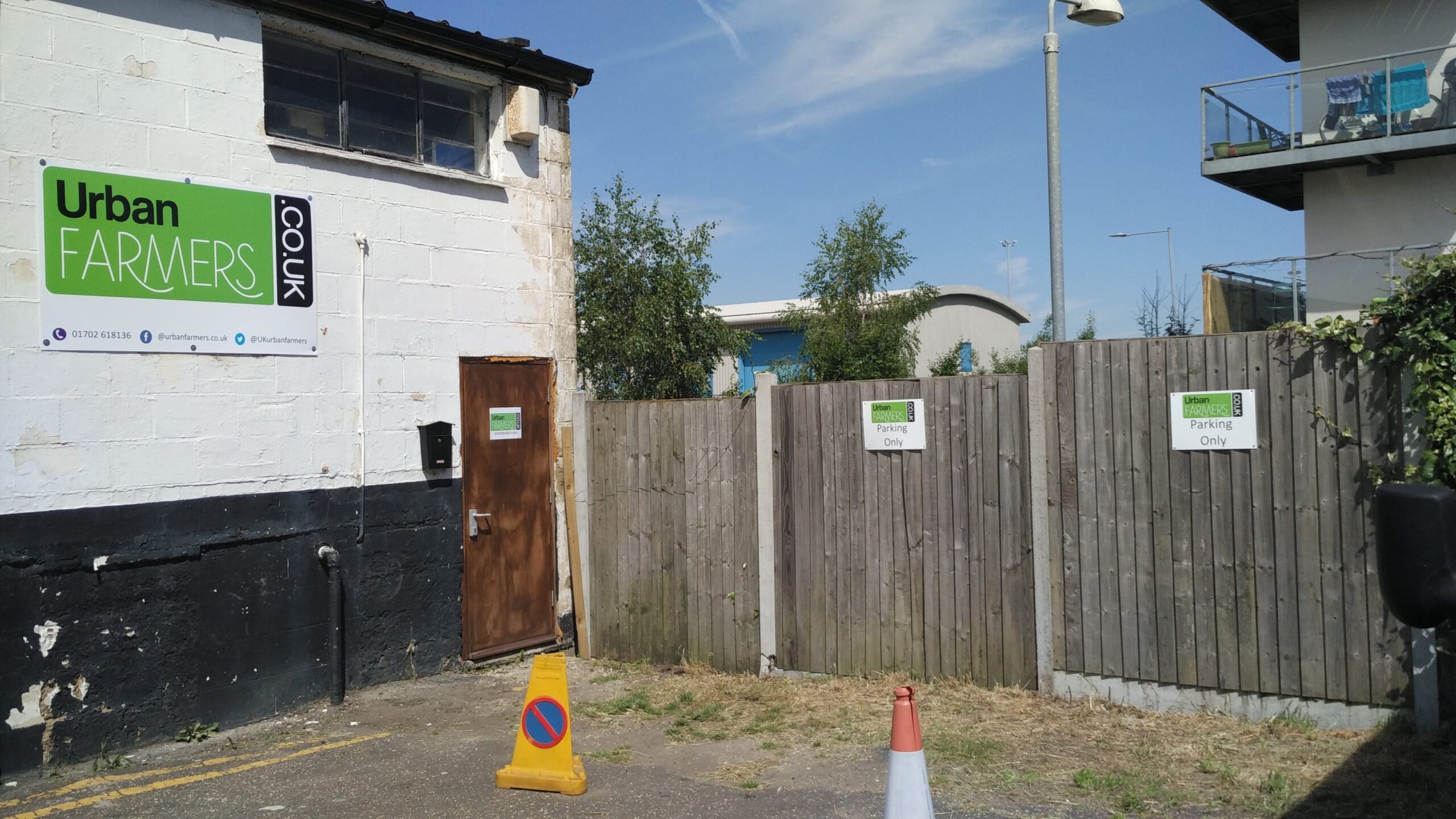 The startip Urban Farmers on location in Essex